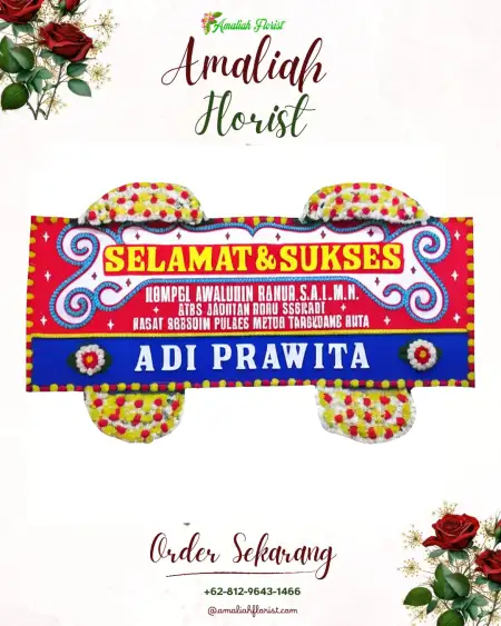 Papan Bunga Ucapan Selamat Sinarjaya